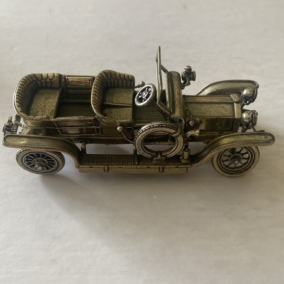 1907 Rolls-Royce Sterling Silver Vintage Car Replica 4 1/4”x 1 5/8” x 1 7/8” - Picture 2 of 10